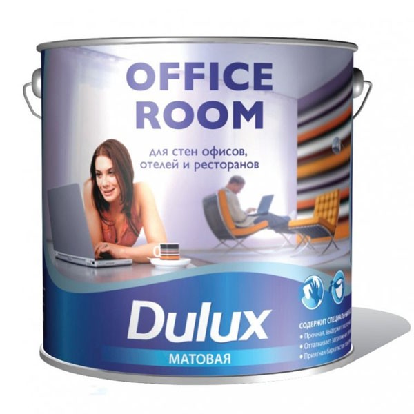 Краска Dulux Office Room |  матовую водоэмульсионную краску .