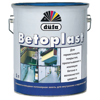 Эмаль Düfa BETOPLAST, полимерная для бетонных полов и поверхностей